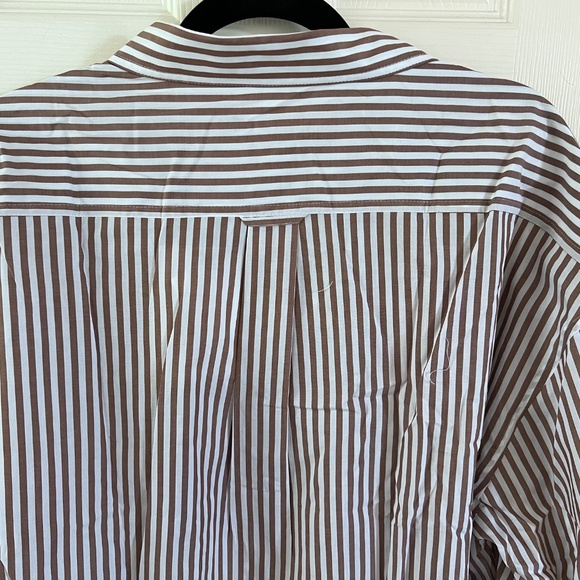 Active After Coffee Striped Button Down - Picture 8 of 9